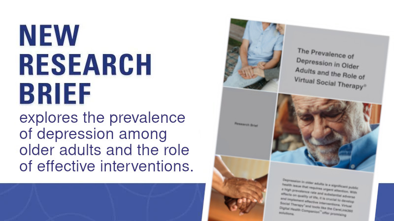 Research Brief on the Prevalence of Depression among Older Adults and the role of impactful interventions.